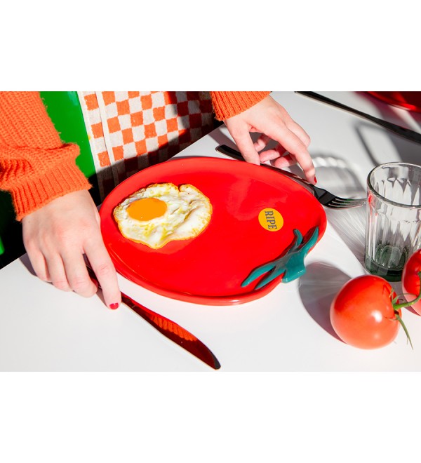 Тарелка сервировочная tomato, D24 см
