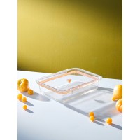 Контейнер для запекания и хранения click glass с крышкой, 2,4 л