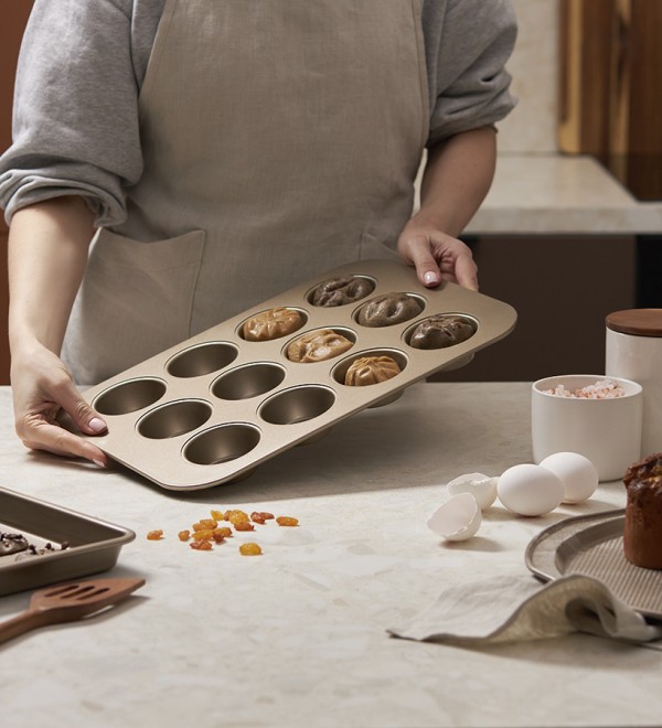 Форма для приготовления кексов и пирожных bake masters, 40х28 см