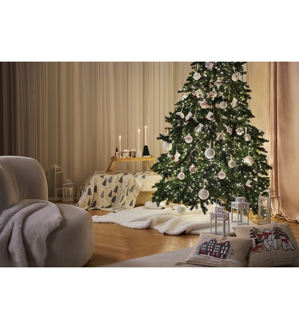 Подсвечник nordic mood белого цвета из коллекции new year essential, 11,5 см