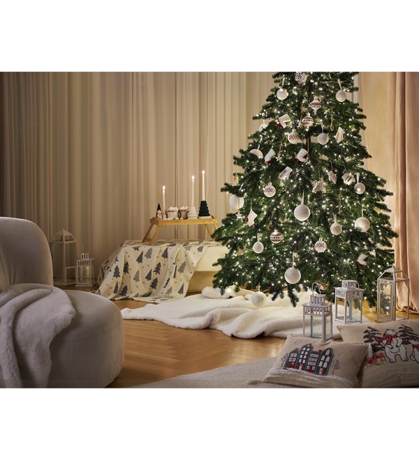Подсвечник nordic mood белого цвета из коллекции new year essential, 11,5 см