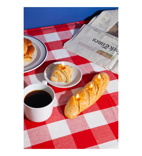 Свеча 3-d good morning, baguette, 20,8 см
