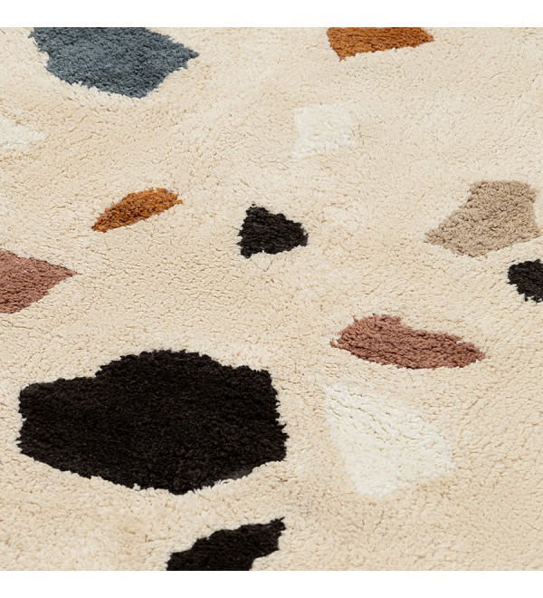 Ковер из хлопка terrazzo poetry из коллекции ethnic, 120х180 см