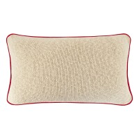 Подушка вязаная с новогодним рисунком Пряничный экспресс
из коллекции new year essential, 30х50 см