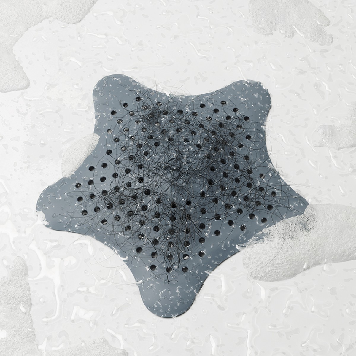 Фильтр для слива starfish, серо-голубой
