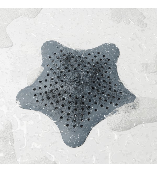 Фильтр для слива starfish, серо-голубой