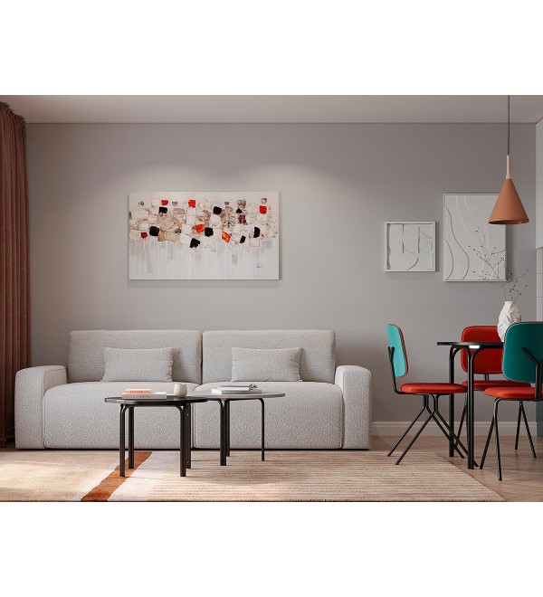 Панно декоративное fleur, 80х140 см, бежевое