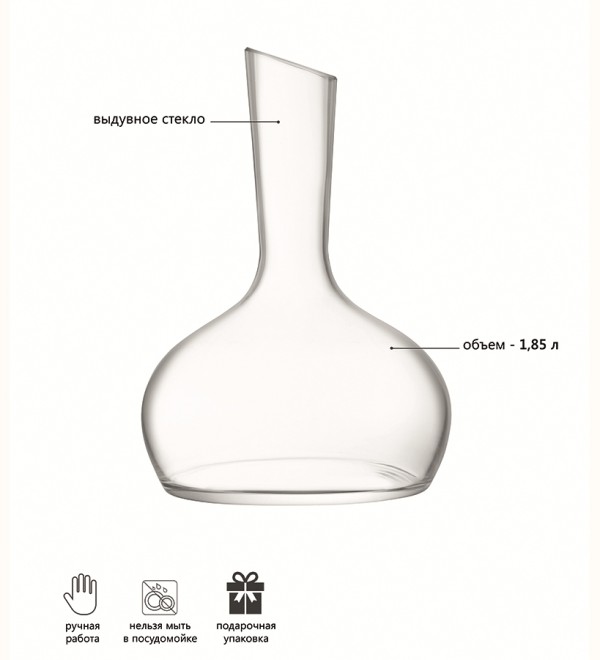 Декантер wine, 1,85 л