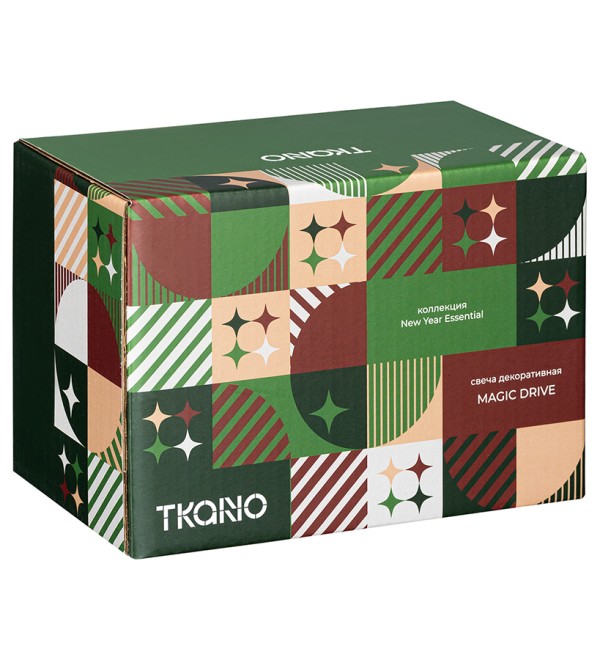Свеча декоративная magic drive из коллекции new year essential, 10,5 см