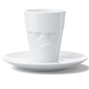 Кофейная пара grumpy, 80 мл, белая