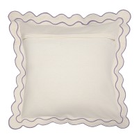Чехол на подушку с контрастным кантом сиреневого цвета из коллекции trendy ruffles, 40х40 см