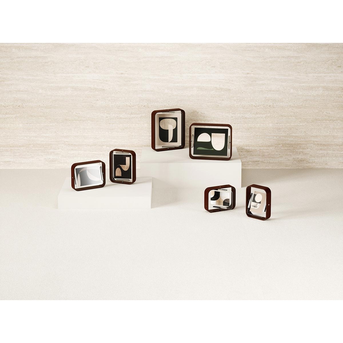 Фоторамка двусторонняя bellwood, 16х22 см, состаренный орех