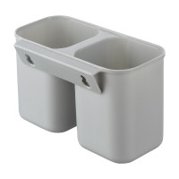 Сушилка для посуды granli, 43x30,5x14 см, серая