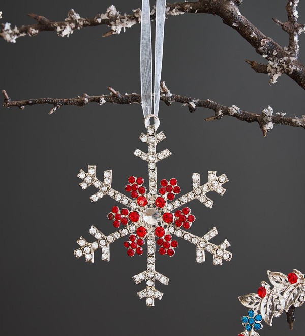 Набор елочных украшений christmas diamonds из коллекции new year essential, 4 шт.
