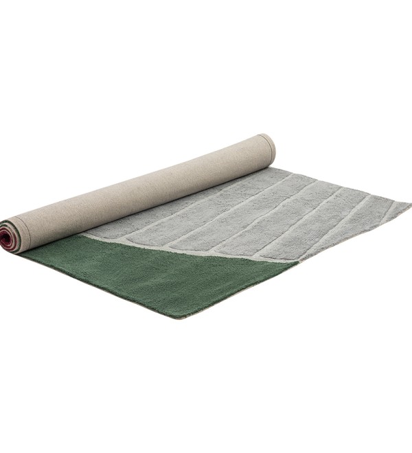 Ковер из хлопка с рисунком tea plantation из коллекции terra, 200х300 см
