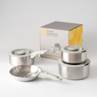 Набор посуды для приготовления со съемными ручками 3ply balance, 9 предметов