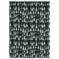 Плед из хлопка с новогодним рисунком whitewood из коллекции new year essential, 130x180 см