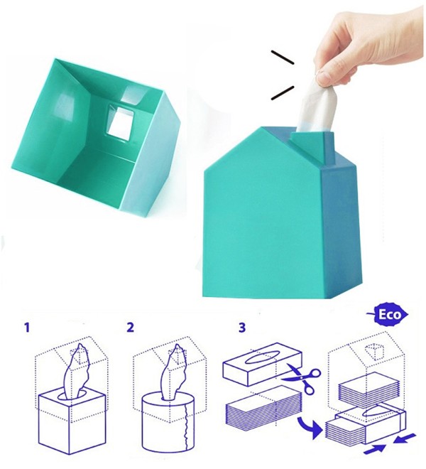 Бокс для салфеток casa, белый