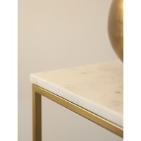 Набор из 2-х столиков mayen gold, белые/золотистые