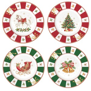 Набор десертных тарелок christmas tale, D19 см, 4 шт.