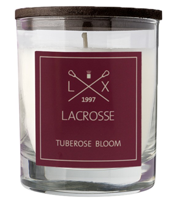Свеча ароматическая lacrosse, tuberose bloom, 40 ч