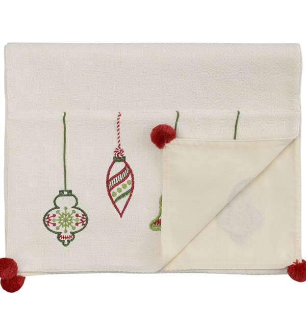 Дорожка с вышивкой christmas decorations из коллекции new year essential, 45х150 см