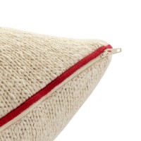 Подушка вязаная с новогодним рисунком Пряничный экспресс
из коллекции new year essential, 30х50 см