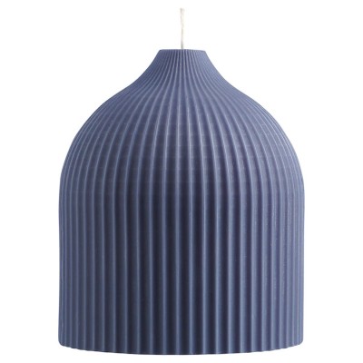 Свеча декоративная синего цвета из коллекции edge, 10,5 см