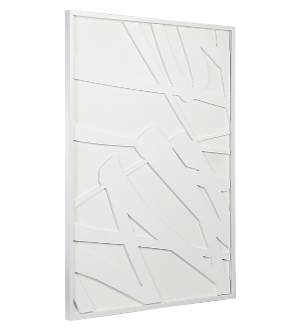 Панно декоративное с эффектом 3d minimalism, с белой рамой, 70х100 см