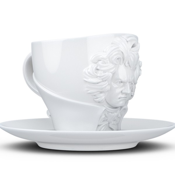 Чайная пара talent, ludwig van beethoven, 260 мл, белая