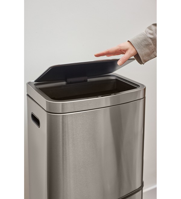 Контейнер мусорный с 2-мя отделениями smart bin, сенсорный, 60 л