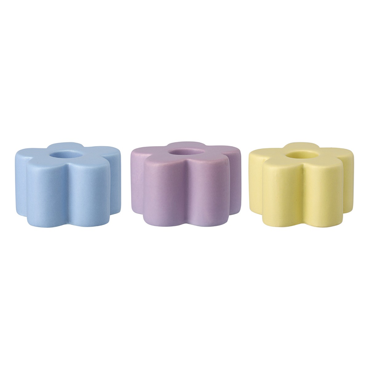 Набор подcвечников spring flowers из коллекции easter essential, 3 шт.