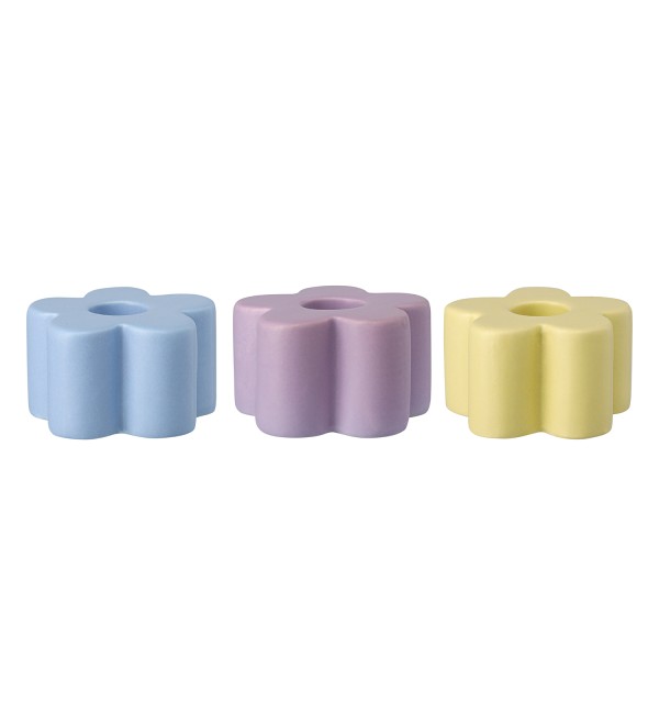 Набор подcвечников spring flowers из коллекции easter essential, 3 шт.
