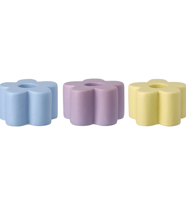 Набор подcвечников spring flowers из коллекции easter essential, 3 шт.