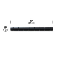 Вешалка настенная flip, 81см, 8 крючков, черная
