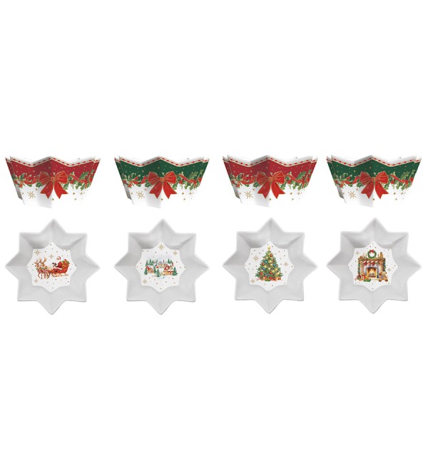Набор для закусок christmas heritage, D11 см, 4 предм.