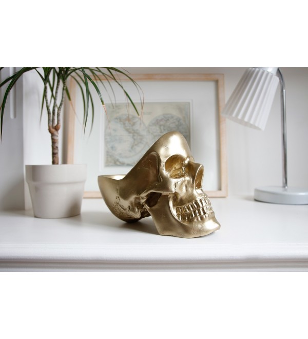 Органайзер для мелочей skull, золотой