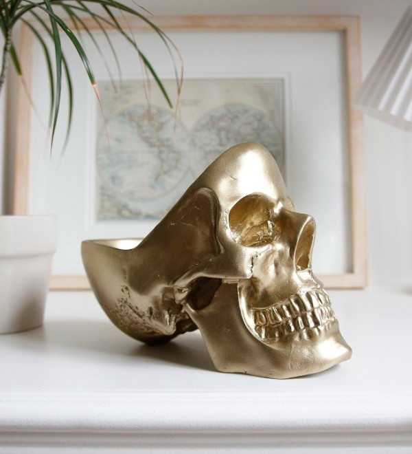 Органайзер для мелочей skull, золотой