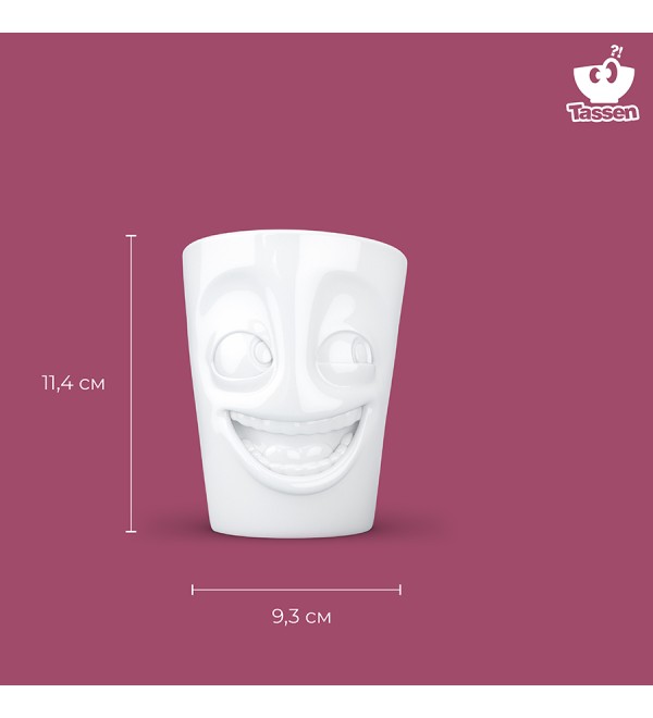 Кружка joking, 350 мл, белая