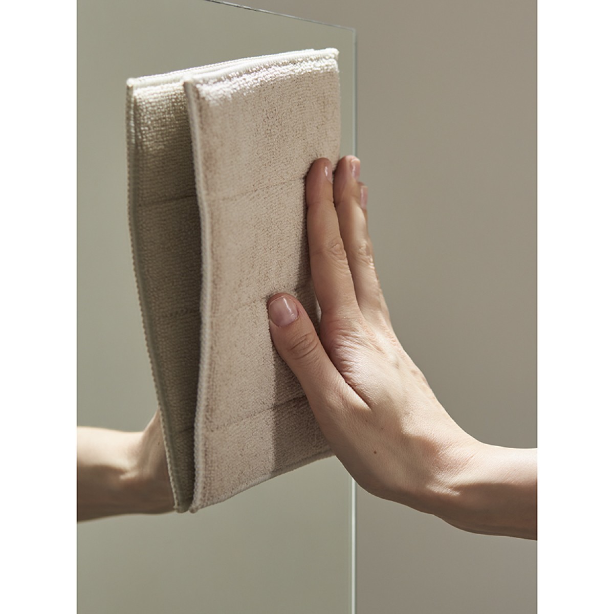 Набор салфеток-губок двухсторонних из микрофибры cozy clean, бежевые, 2 шт.