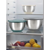 Набор стальных мисок balance с крышками и терками, 1,5 л/3 л/ 5 л