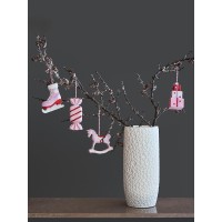 Набор ёлочных украшений pink fairytale из коллекции new year essential, 4 шт.