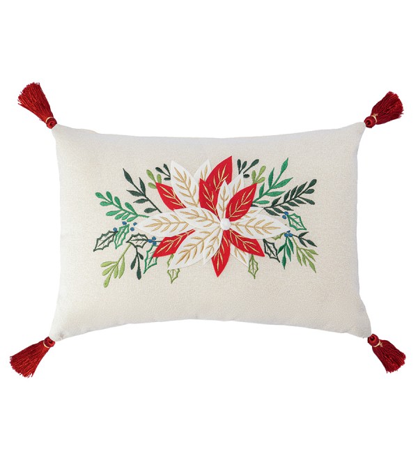 Подушка декоративная Зимний цветок из коллекции new year essential, 30x45см