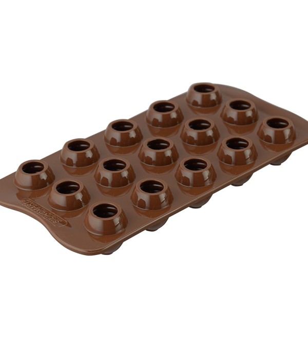 Форма для приготовления конфет choco spiral силиконовая