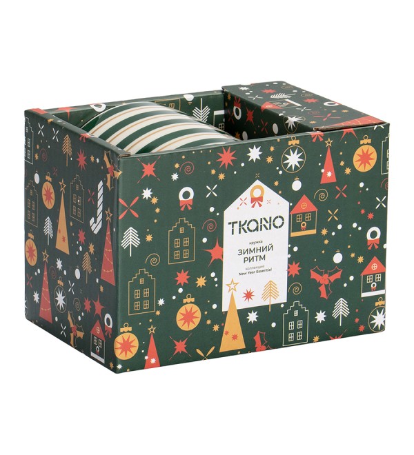Кружка Зимний ритм из коллекции new year essential, 345мл