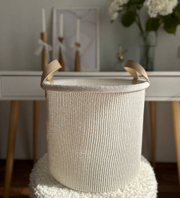 Корзина для хранения sustainable collection, D22х23 см, молочная