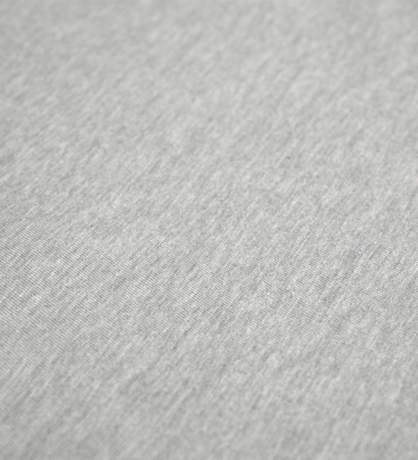 Простыня на резинке из хлопкового трикотажа серого цвета из коллекции essential, 180х200х30 см