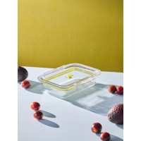 Контейнер для запекания и хранения click glass с крышкой, 700 мл