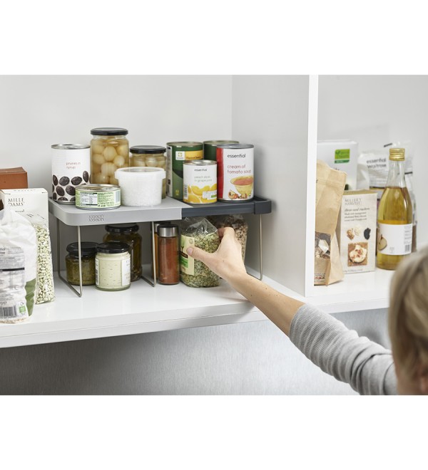 Полка раздвижная cupboardstore, серая