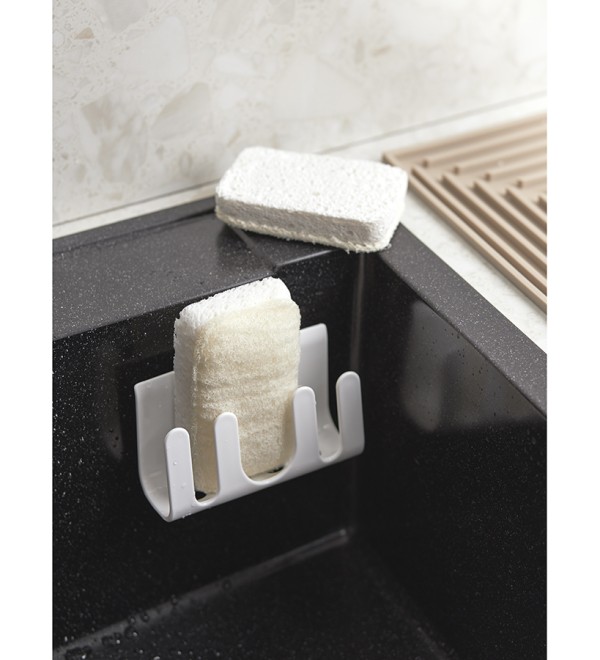 Набор губок для посуды из люфы и целлюлозы eco sponge, 2 шт.